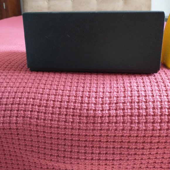 Paul Smith NWOT No 9 Women's Yellow Leather Cosmetic Bag Clutch with box - Picture 14 of 16